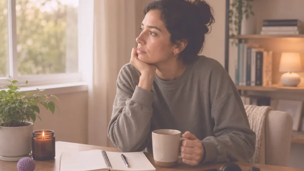 Persona adulta regulando emociones intensas relacionadas con TDAH